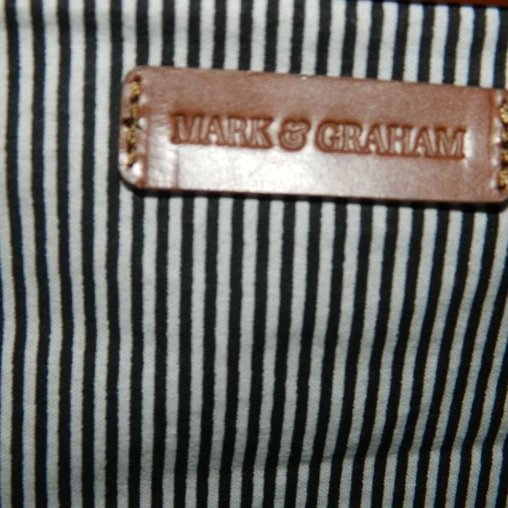 Mark & Graham Canvas and Leather Weekender Black